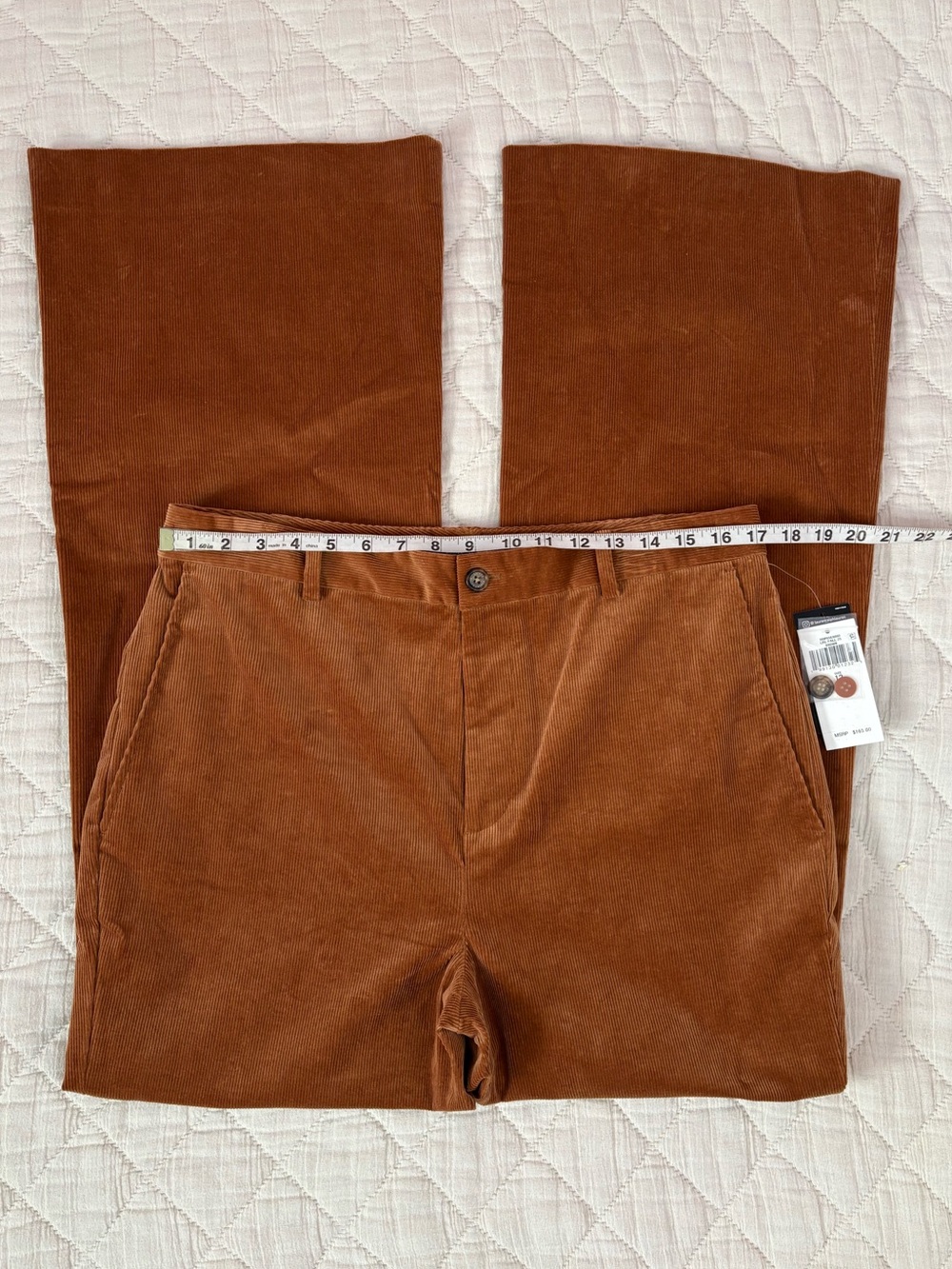 Ralph Lauren High Rise Corduroy Flare Jeans Sz 12 NWT - - Picture 7 of 11